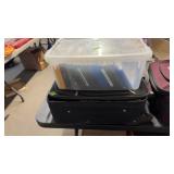SUITCASE & TOTE W/ DVD, BLUERAY MOVIES