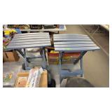 2 FOLDING CAMP TABLES