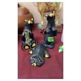 3 BEAR FOOTS BEAR FIGURINES