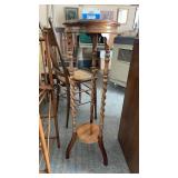 ROPE TWIST PLANT STAND