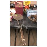 COLEMAN LANTERN *NO GLOBE IN RED STORAGE CASE,