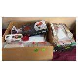 GROUP W/ HAIR DRYER, CAKE DECORATING SUPPLIES,