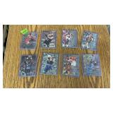 GROUP OF 8 NBA FLEER BASKETBALL CARDS