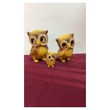GROUP OF VINTAGE JOSEF ORIGINALS 3 OWLS WITH TAGS