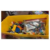 TRAY OF LEGOS