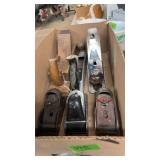 BX OF 5 WOOD PLANES & A RASP