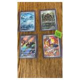 GROUP OF 4 POKEMON CARDS