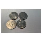 4 EISENHOWER DOLLARS