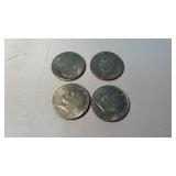 4 EISENHOWER DOLLARS