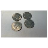 4 EISENHOWER DOLLARS