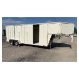 2007 BOQUESTRIAN GOOSENECK STOCK TRAILER,