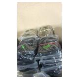 20 NEW BLACK & 20 KAKI NYLON POUCHES