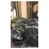 40 NEW BLACK NYLON POUCHES