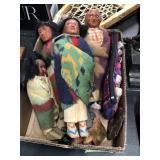 GROUP OF SKUKUM DOLLS