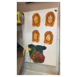 ORIGINAL CHICKEN PAINTING BY SHAWN LEEDON