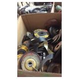BX W/ SANDING & GRINDING DISCS & WHEELS