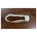 MULTI STRAND NECKLACE W/ ELEPHANT PENDANT