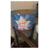STAR BRITE CHRISTMAS ROUND STORAGE BOX