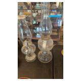 2 VINTAGE OIL LAMPS