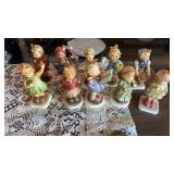 GROUP OF 10 GOEBEL FIGURINES