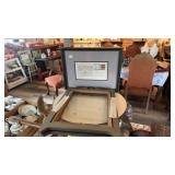 PICTURE FRAME, FIRST DAY POSTAL SERVICE FRAMED