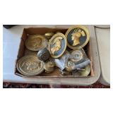 GREEK DECORATIVE DISCS & ANTIQUE DOOR KNOBS