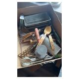 BX OF VINTAGE KITCHEN UTENSILS