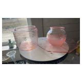 3PC OF PINK DEPRESSION GLASS