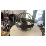 RARE COMPASS SAIL BOAT CANDLE HOLDER