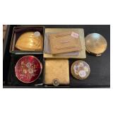 GROUP OF POWDER COMPACTS