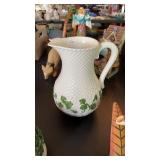 VERY NICE HAND PAINTED PITCHER