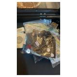 BROOCHES, EARRINGS, NECKLACES & MISC