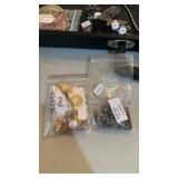 2 BAGS W/ SWEATER PINS, SWEATER CLIPS