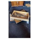 BURNS COTTAGE ENGLAS PLAQUE, FRAMED COMIC &