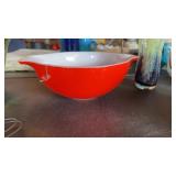 VINTAGE PYREX RED BOWL