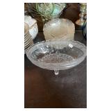 GROUP OF PRESSED GLASS DISHES