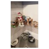 BIRDS, BELLS, OWL, TEA POT & MISC