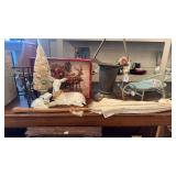 UMBRELLA, TRIKE, BRASS BUCKET, SLED, CHRISTMAS
