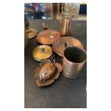 GROUP OF COPPER & BRASS ITEMS