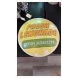 FRESH LEMONADE REPRODUCTION SIGN