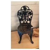 CAST IRON DOLL CHAIR