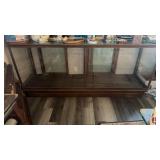 OAK DISPLAY CASE