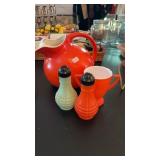 SALT & PEPER SHAKER, PITCHER UNMARKED HALL