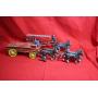 Antique Cast Iron Horse Drawn Fire Wagons