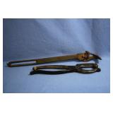 Antique Nail or Spike Puller & Shoe Button Tool