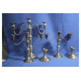 Sterling Silver Candle Holders Candle Sticks