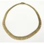 14KT YELLOW GOLD FLORENTINE CHAIN NECKLACE,