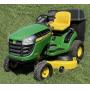 2019 JOHN DEERE LAWN MOWER, E140 W/ GRASS CATCHER