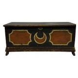 MOHAWK VALLEY PAINT DECORATED BLANKET CHEST