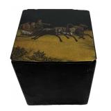 RUSSIAN LAQUER BOX, DATED 1872